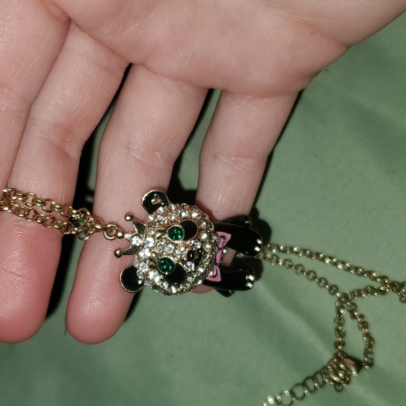 Betsy Johnson panda necklace - Picture 2 of 4